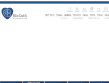 Tablet Screenshot of biocath.com.br